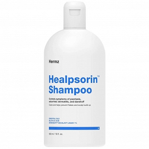 Hermz Healpsorin Szampon dermatologiczny na łuszczycę skóry głowy 500ml